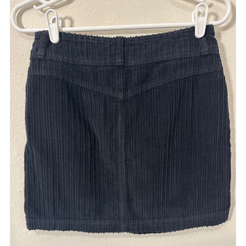 Urban Outfitters brand BDG Black Corduroy Mini Skirt Size Small
